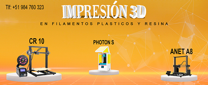 Servicio de impresión y diseño 3D en Cusco