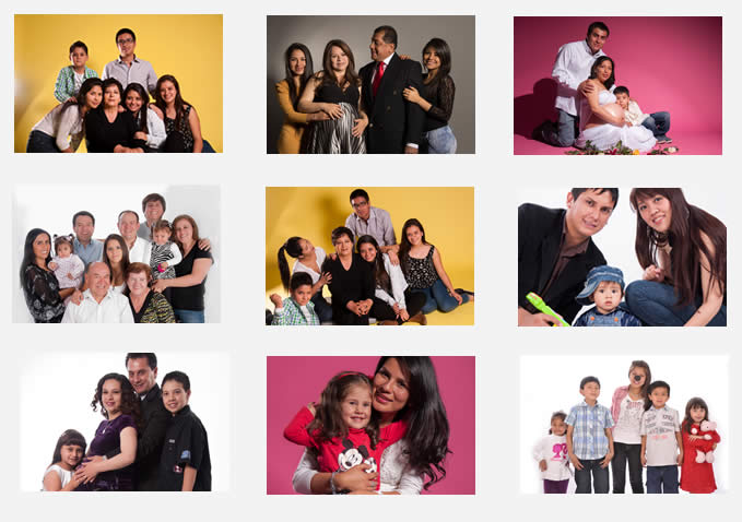 Sesion de fotos Familias cusco, fotografias familiares estudio fotografico cusco
