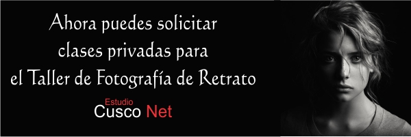 Cursos particulares de Fotografía de Retrato - Cusco