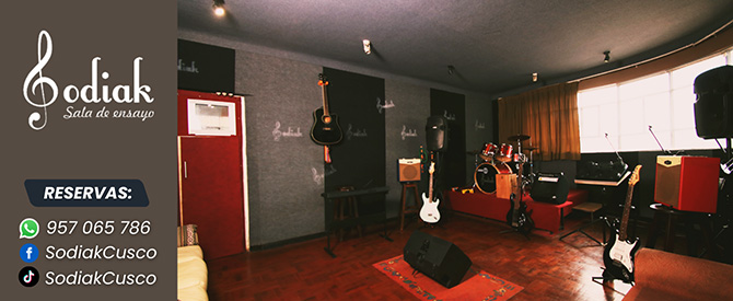 Sala de ensayo y grabación de locución en off